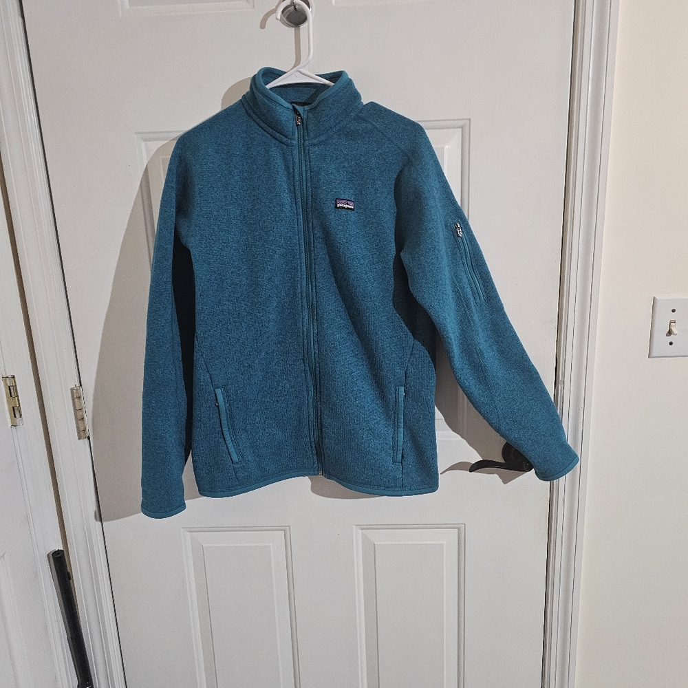 Patagonia Teal Full-Zip Better Sweater Jacket